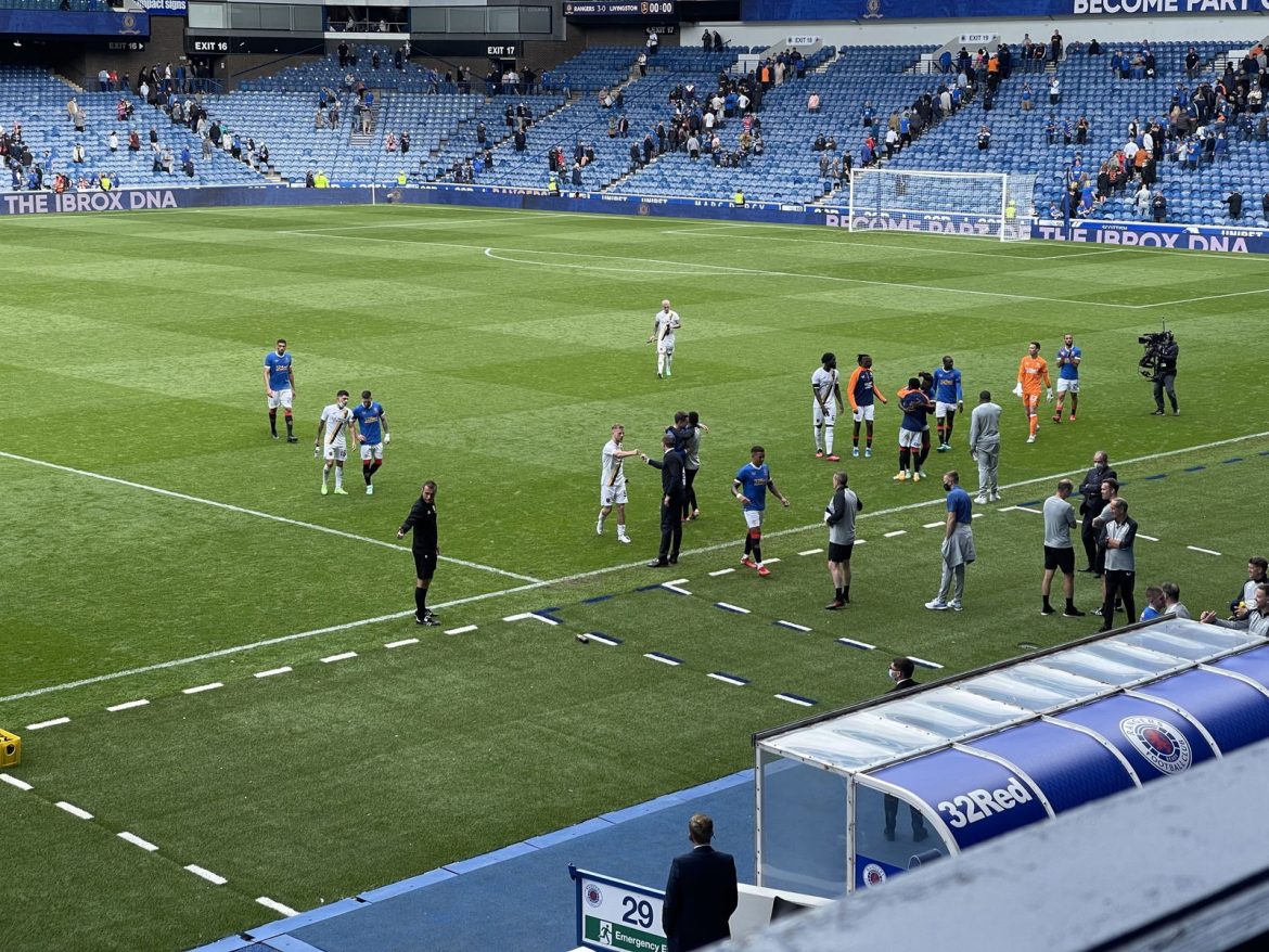 Rangers v Livingston, Scottish Premiership, 31st July 2021